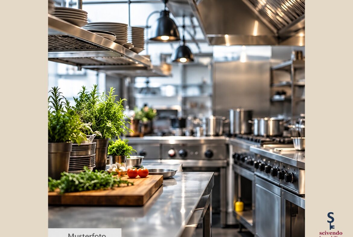 01_Musterfoto_Küche Etablierter Gastronomiestandort zur Pacht: Für erfahrene Gastronomen oder solche, die es werden wollen